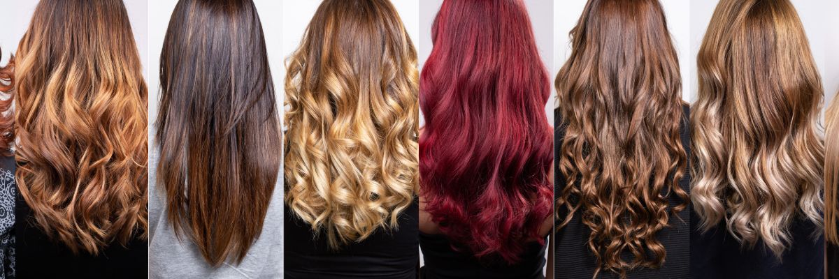 Different shades of hair colours — hair salon SEO services