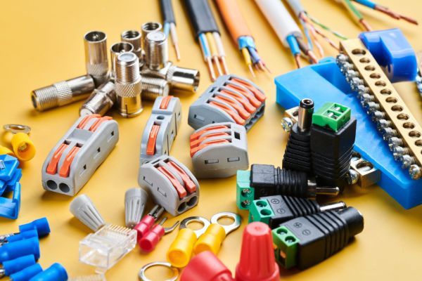 electrical connectors and wiring components for installation