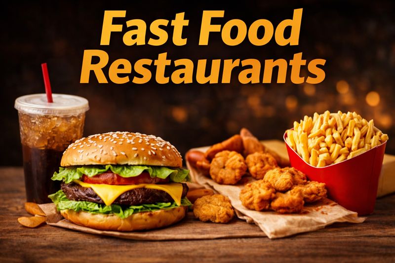 burger fries and cold drink served on a table