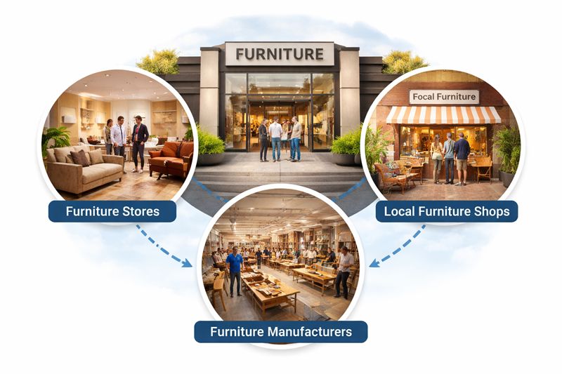 Furniture store local shops and manufacturers