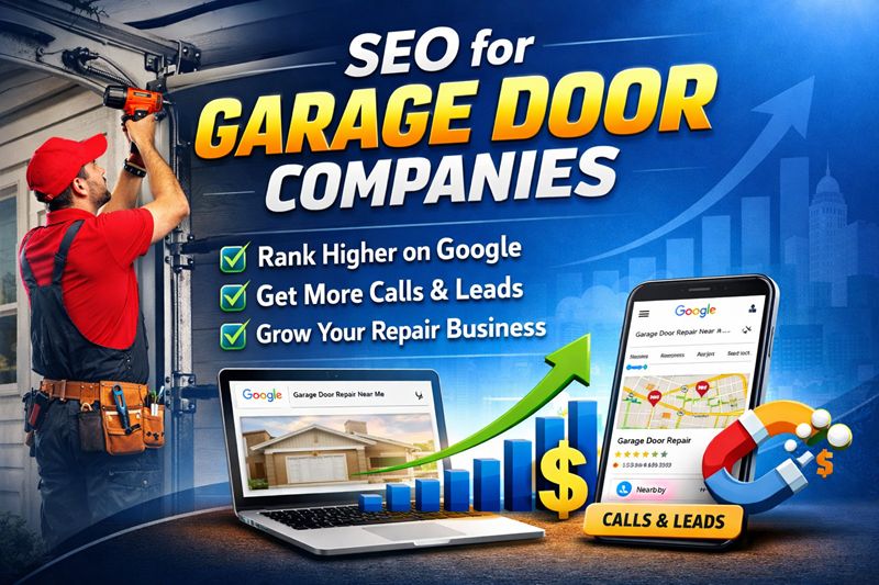 Garage door SEO growth — more calls and leads