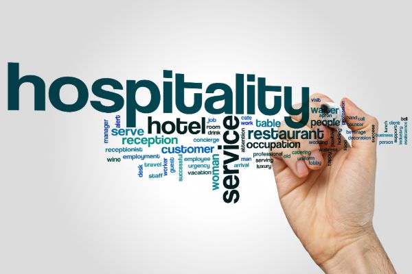 Hospitality SEO content marketing strategy concept