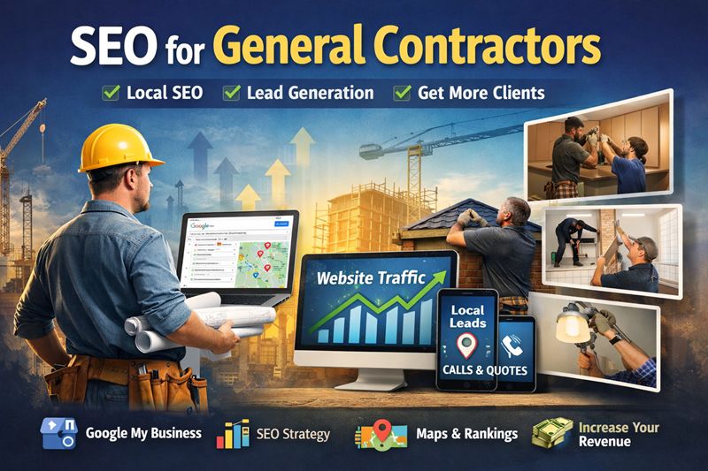 SEO services for general contractors to generate local leads and calls