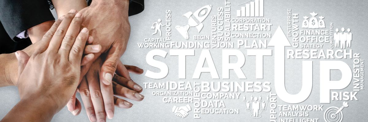 Startup team working together on SEO and digital marketing strategy