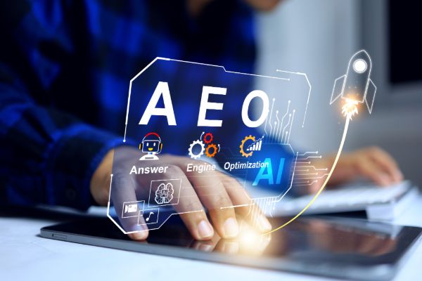 Answer engine optimization concept for AI generated search results