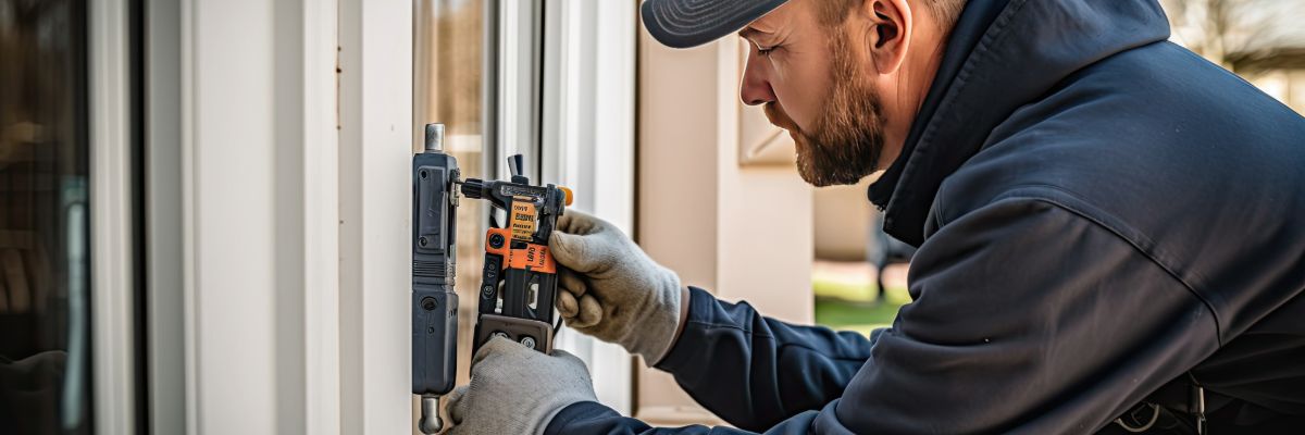 Residential locksmith door repair service