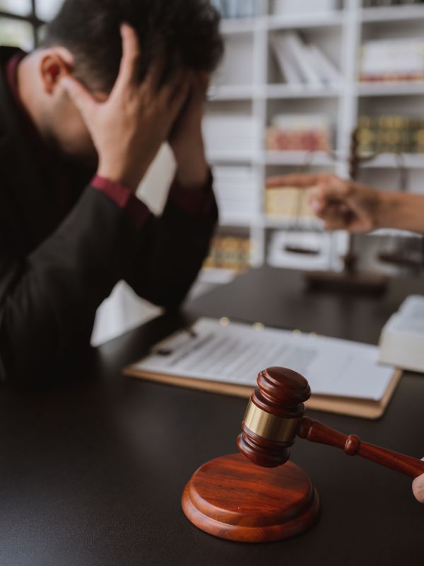 Individual meeting with a bankruptcy attorney to discuss debt solutions