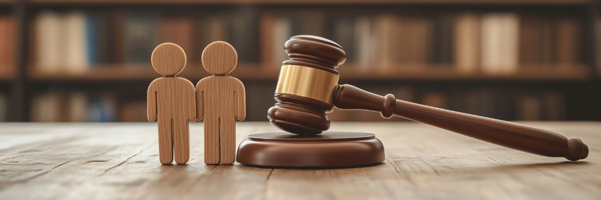 Divorce and family law concept
