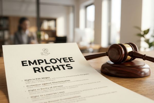 Employee rights document for multi-city employment law SEO